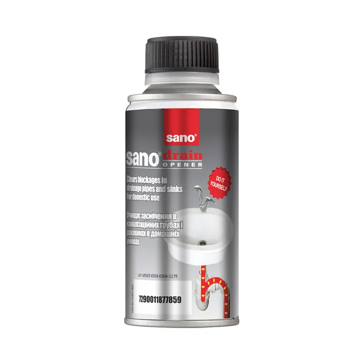 Sano Drain Granulat Do udrażniania i czyszczenia rur 200G