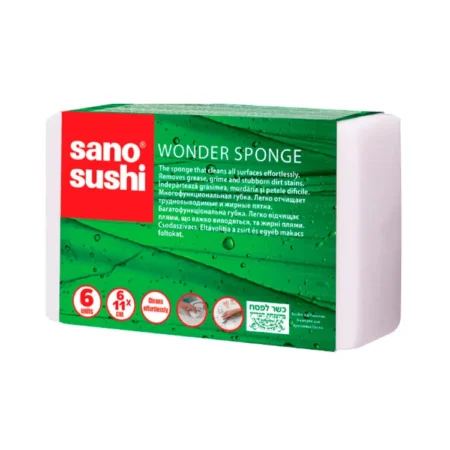 Magiczna Gąbka Miracle Sano Sushi Wonder do mycia bez detergentów