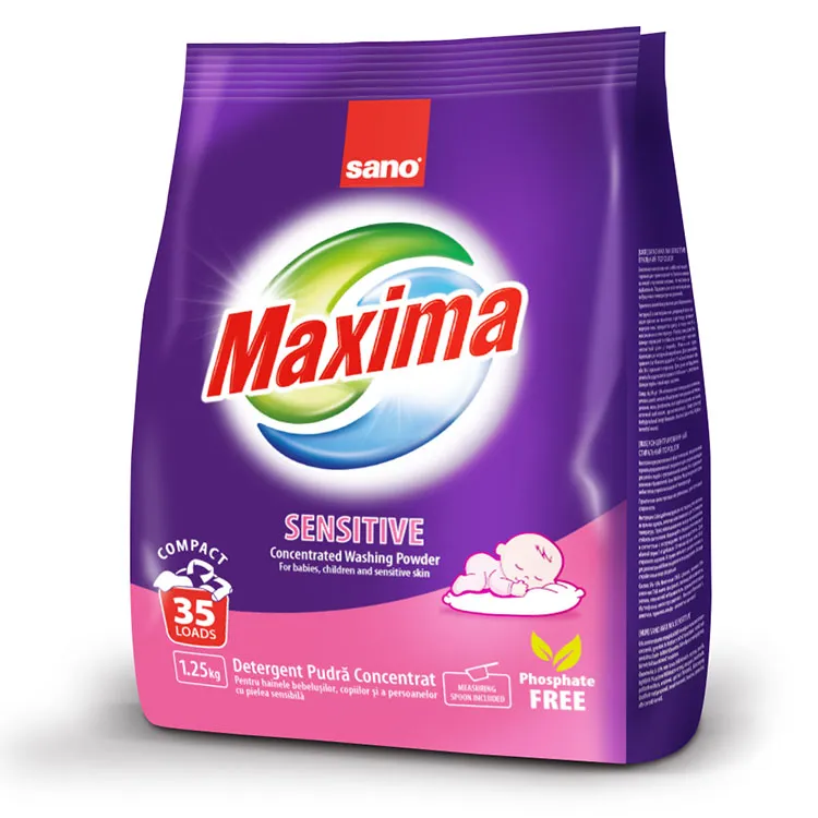 Proszek do prania Sano Maxima Sensitive 1,25 kg-35 prań