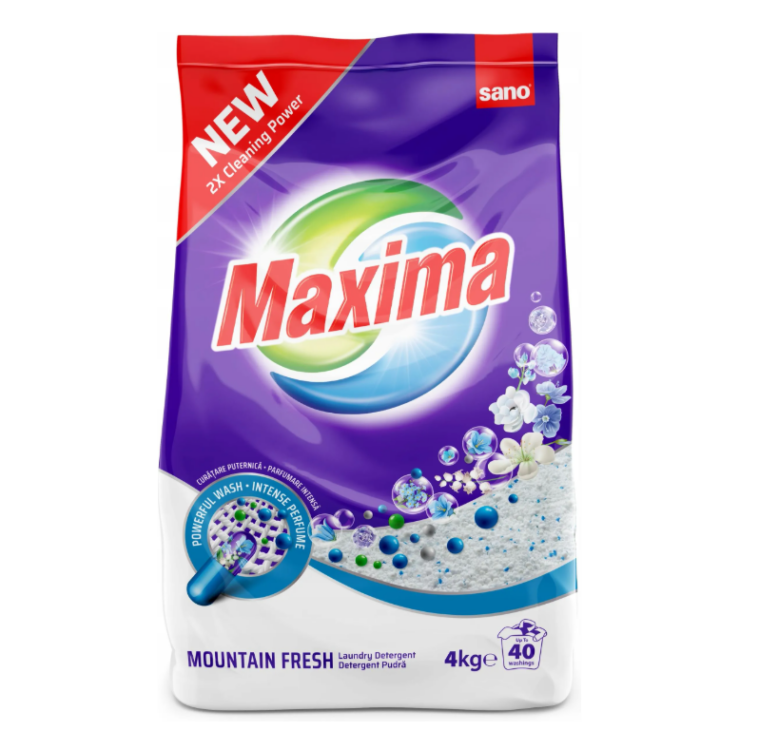 Sano Maxima proszek do prania Mountain Fresh 4 kg/40 prań